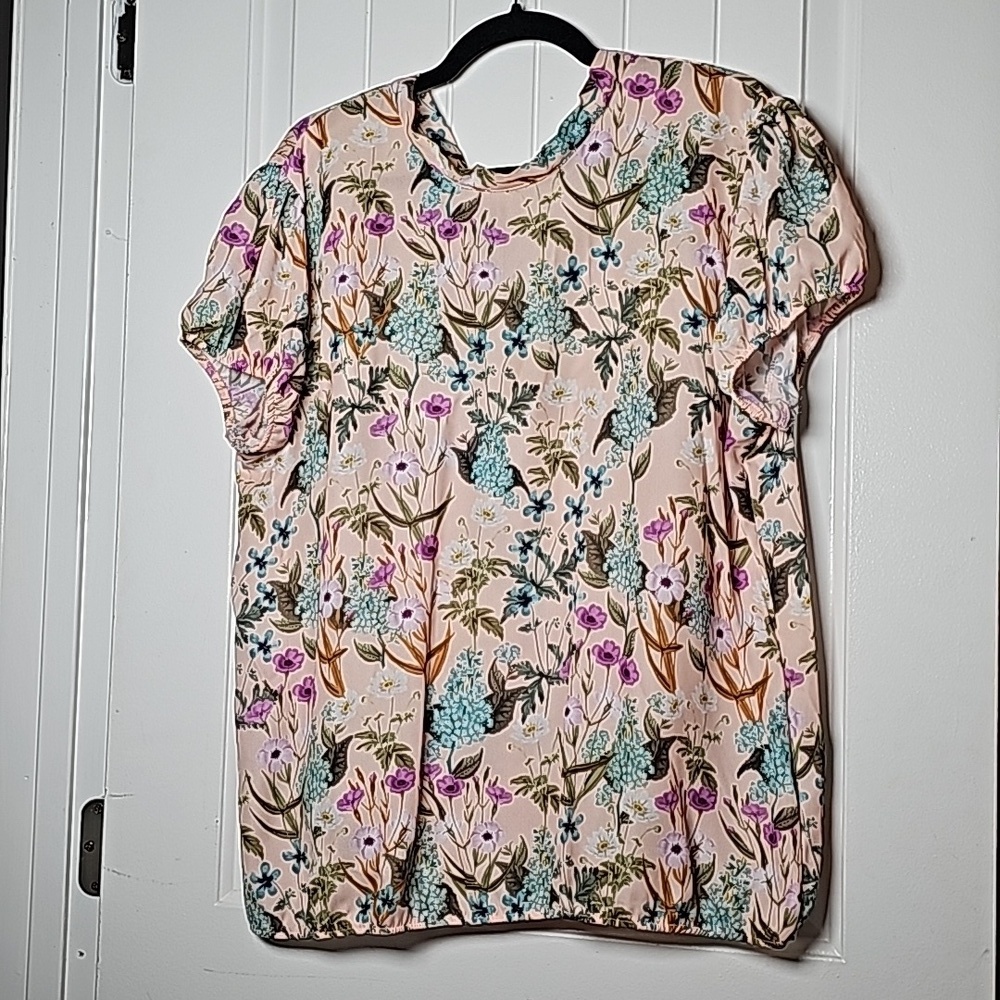NY&CO XL Sweet Pea collection floral blouse